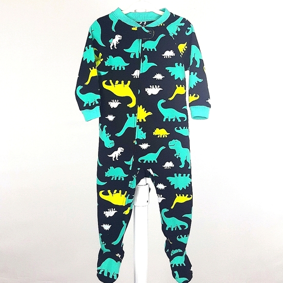 CHILD OF MINE 18mos Footed Dino Onesie - Picture 1 of 5